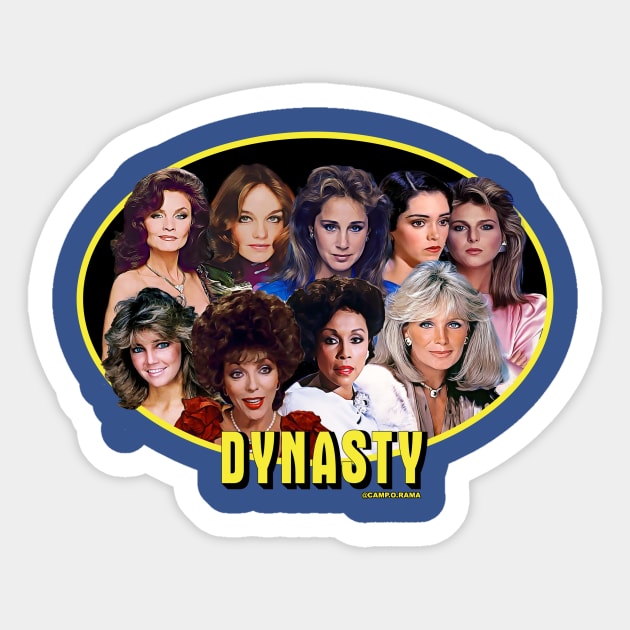 Dynasty Divas Sticker by Camp.o.rama